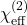  \chi^{(2)}_{\text{eff}} 